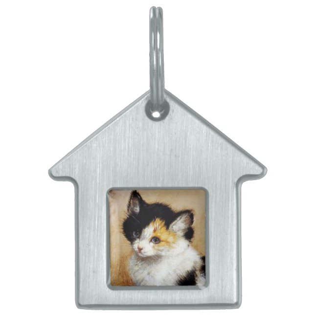 Placa Para Mascotas KITTENS Despertando (Frente)