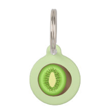 Kiwifruit Verde Y Marrón Con Información Personali