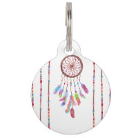 La acuarela pintada a mano Dreamcatcher gotea la