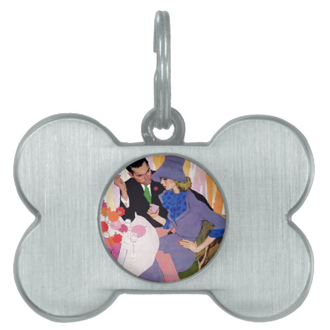 Placa Para Mascotas La boda no está para mí (Frente)