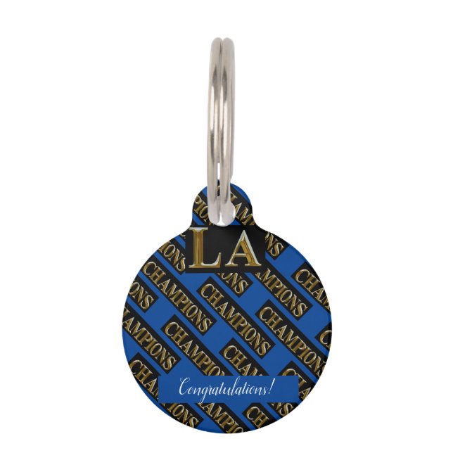 PLACA PARA MASCOTAS LA CHAMPS (Anverso)