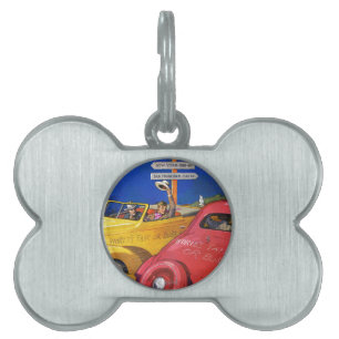 Placa Para Mascotas La feria o el busto de mundo