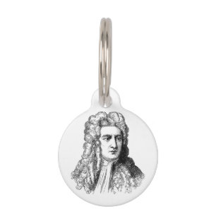 Placa Para Mascotas La física famosa de la matemáticas del científi