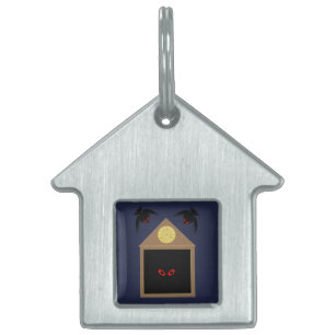Placa Para Mascotas La inamabilidad de Ravens Halloween