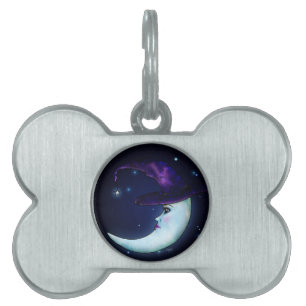 Placa Para Mascotas La luna Witching
