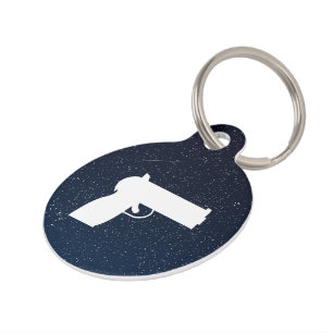 Placa Para Mascotas La mano dispara contra mínimo