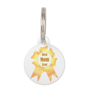 Placa Para Mascotas La mejor madre de todos los tiempos la cinta galar