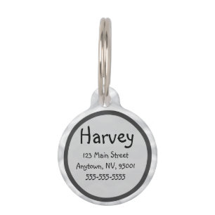 Placa Para Mascotas La mejor plantilla adaptable del regalo