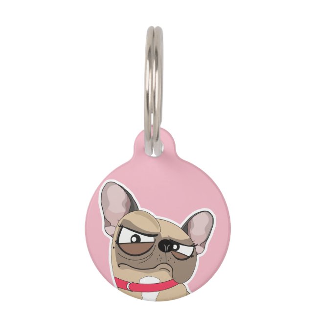 PLACA PARA MASCOTAS LA RABIOSA (Anverso)