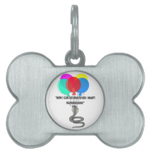 Placa Para Mascotas La Serpiente Voladora