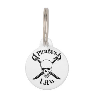 Placa Para Mascotas La vida del pirata