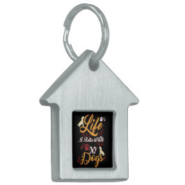 Placa Para Mascotas La vida es mejor con mis perros