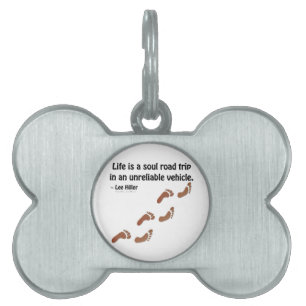 Placa Para Mascotas La vida es un viaje por carretera en un vehículo p