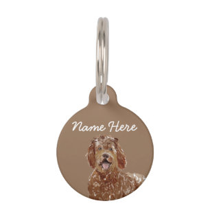 Placa Para Mascotas Labradoodle