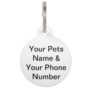 Placa Para Mascotas Lado doble