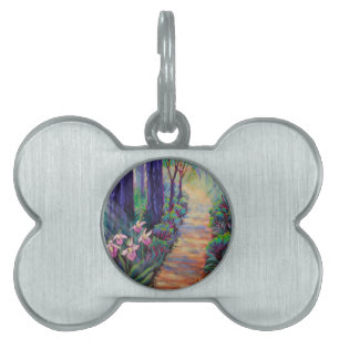 Placa Para Mascotas Lady Slippers en el camino
