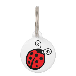 Placa Para Mascotas Ladybug
