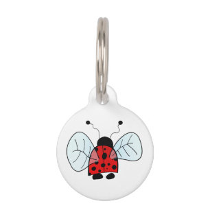 Placa Para Mascotas Ladybug