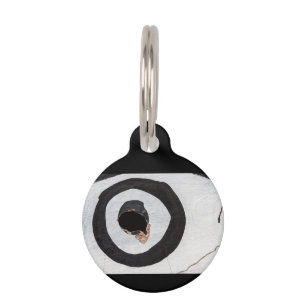 Placa Para Mascotas lágrimas de objetivo