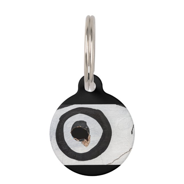 Placa Para Mascotas lágrimas de objetivo (Anverso)