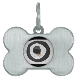 Placa Para Mascotas lágrimas de objetivo