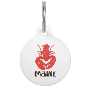 Placa Para Mascotas Langosta de Maine