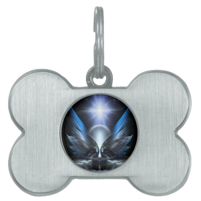 Placa Para Mascotas Las Alas de Anthropolis (Frente)