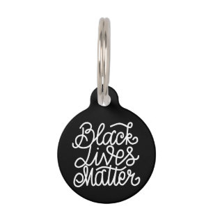 Placa Para Mascotas Las vidas negras importan