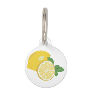 Placa Para Mascotas Lemon
