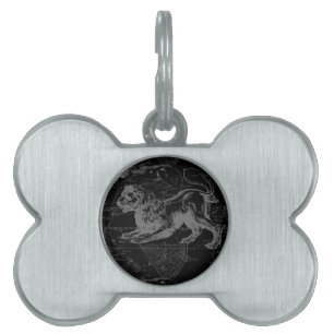 Placa Para Mascotas Leo Constellation Hevelius Decor 1690