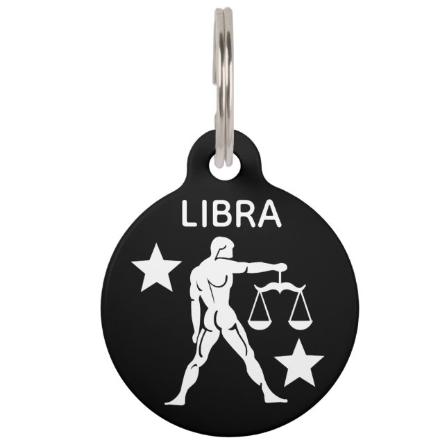 Placa Para Mascotas Libra (Anverso)