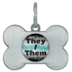Placa Para Mascotas Libramasculino Bandera de Orgullo Personalizable c