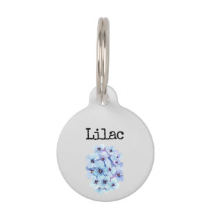 Placa Para Mascotas Lilac
