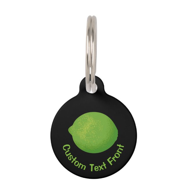 Placa Para Mascotas Lime (Anverso)