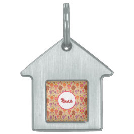 Placa Para Mascotas Linternas chinas coloridas