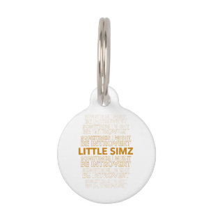 Placa Para Mascotas Little Simz - A Veces Podría Ser Introvertido Litt