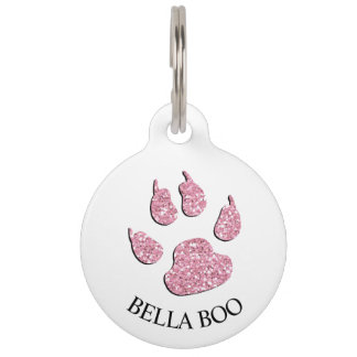 Placa Para Mascotas Llama a mi mamá - Mensaje de etiqueta de perro con