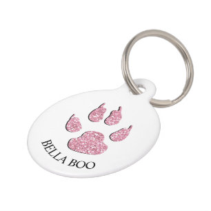 Placa Para Mascotas Llama a mi Mamá - Mensaje de Etiqueta de Perro de
