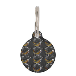 Placa Para Mascotas llanura de plátano