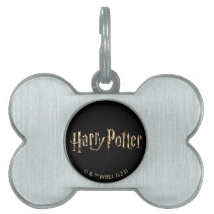 Placa Para Mascotas Logo de Gold Harry Potter