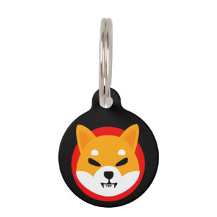 Placa Para Mascotas Logo de Shiba Inu