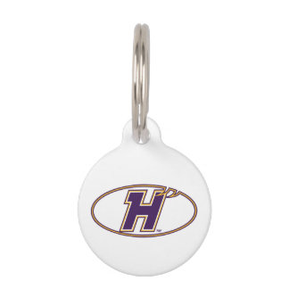 Placa Para Mascotas Logotipo Atlético Hunter College Hawks