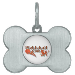 Placa Para Mascotas Logotipo del club de baloncesto - Engranajes y reg