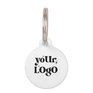 Placa Para Mascotas Logotipo minimalista
