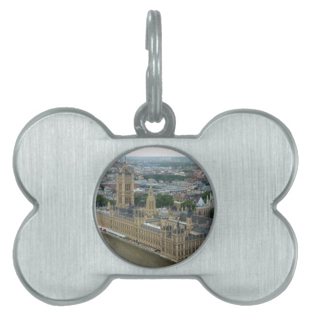 Placa Para Mascotas Londres Westminster (Frente)