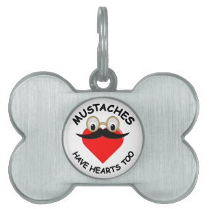 Placa Para Mascotas Los bigotes también tienen corazón
