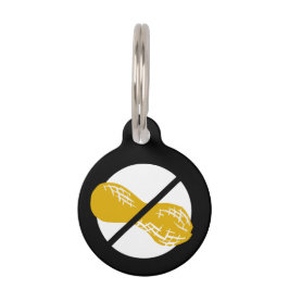 Placa Para Mascotas Los niños de la alergia del cacahuete