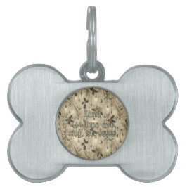 Placa Para Mascotas Luces de Hadas, Bosque Brillante
