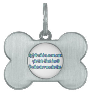 Placa Para Mascotas Lucha contra el cáncer de piel, pasa al Gorra Haku