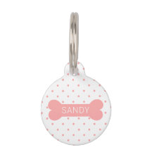 Lunares rosados y hueso de perro & Información de